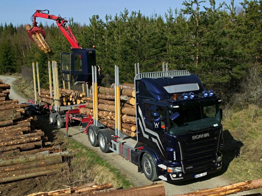  Scania R580 6x4 Timber Truck 2004 года  (фото 1 из 1)